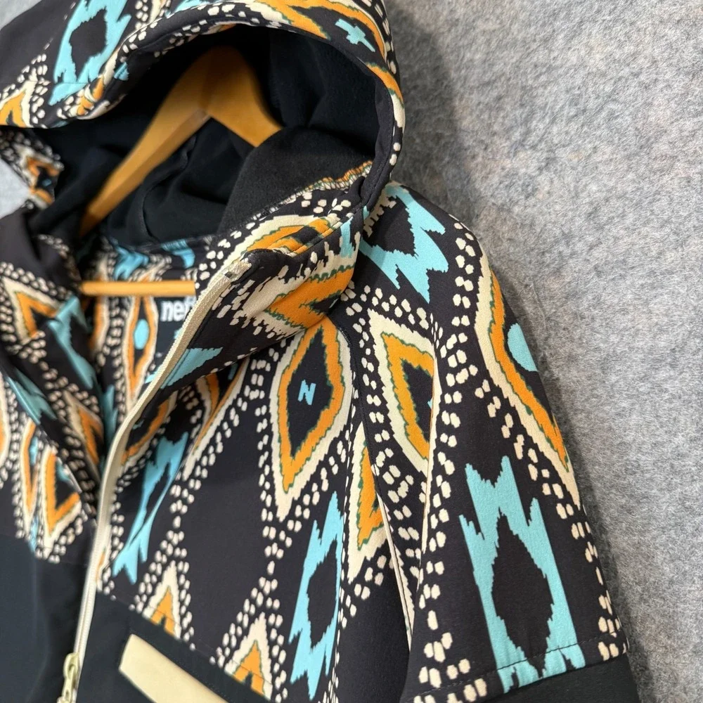 Neff Tribal Softshell Snow Jacket Men Large 10K Waterproof Snowboarding Ski Rare